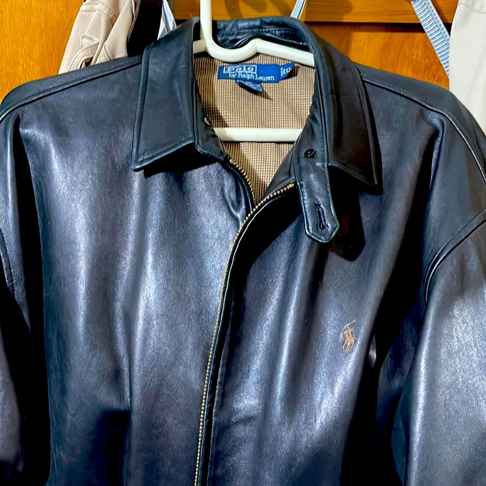Pole leather jacket heavy duty not like light jacket either
